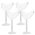 thumbnail image 1 of Miangastore Gobelet en Verre 4 Pcs Gobelet à Boire Fumée Cocktail Gobelet à Boire Contenant à Vin en Verre, 1 of 9