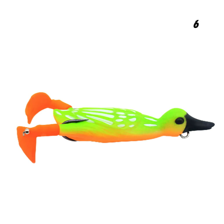 Jzenzero 3D Duck Topwater Fishing Lure Plopping and Splashing Feet with 3D  Details & Realistic Feeling 5 