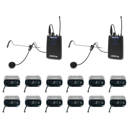 VocoPro SilentPA-IFB-12 One-Way Communication System With 12 Receiver, 902-927.2mHz