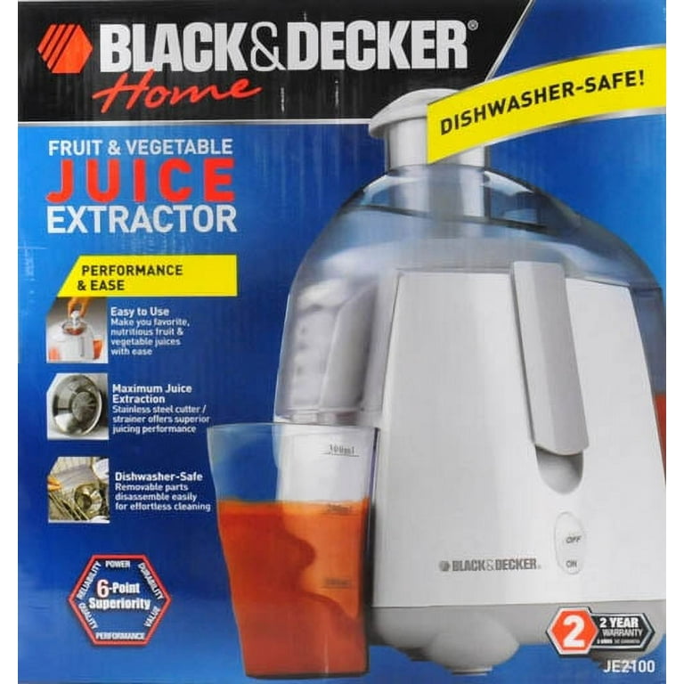 Black&decker Juice Extractor 10oz.white 