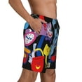 thumbnail image 3 of Blue'S Clues Mens Swim Trunks Quick Dry Board Shorts with Mesh Lining, Hawaii Beach Shorts Swimwear Bathing Suits, 3 of 8