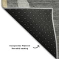 thumbnail image 7 of Dalyn Rugs Premium Machine Washable Mayfield AMF1047 Black 10' x 14' Rug, 7 of 7