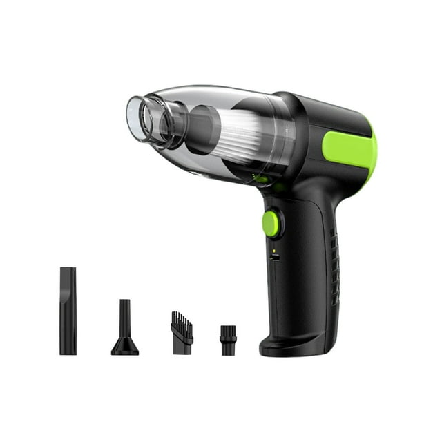 Car Vacuum Cleaner High Power 6000 Pa Suction 45000 Rpm USB Rechargeable Handheld Portable Vacuum With 7 Accessories And Washable Filter