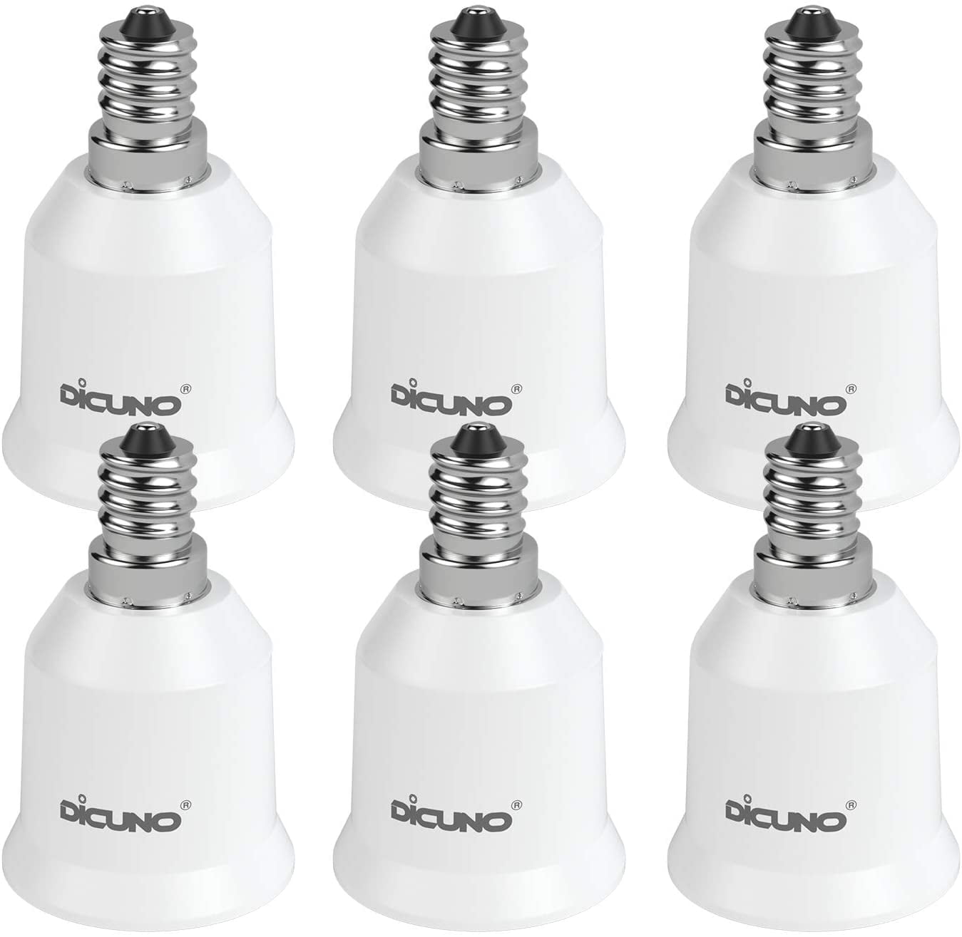 US E12 To E11 Candelabra Base Mini Socket LED Light Bulb Lamp Adapter Converter 