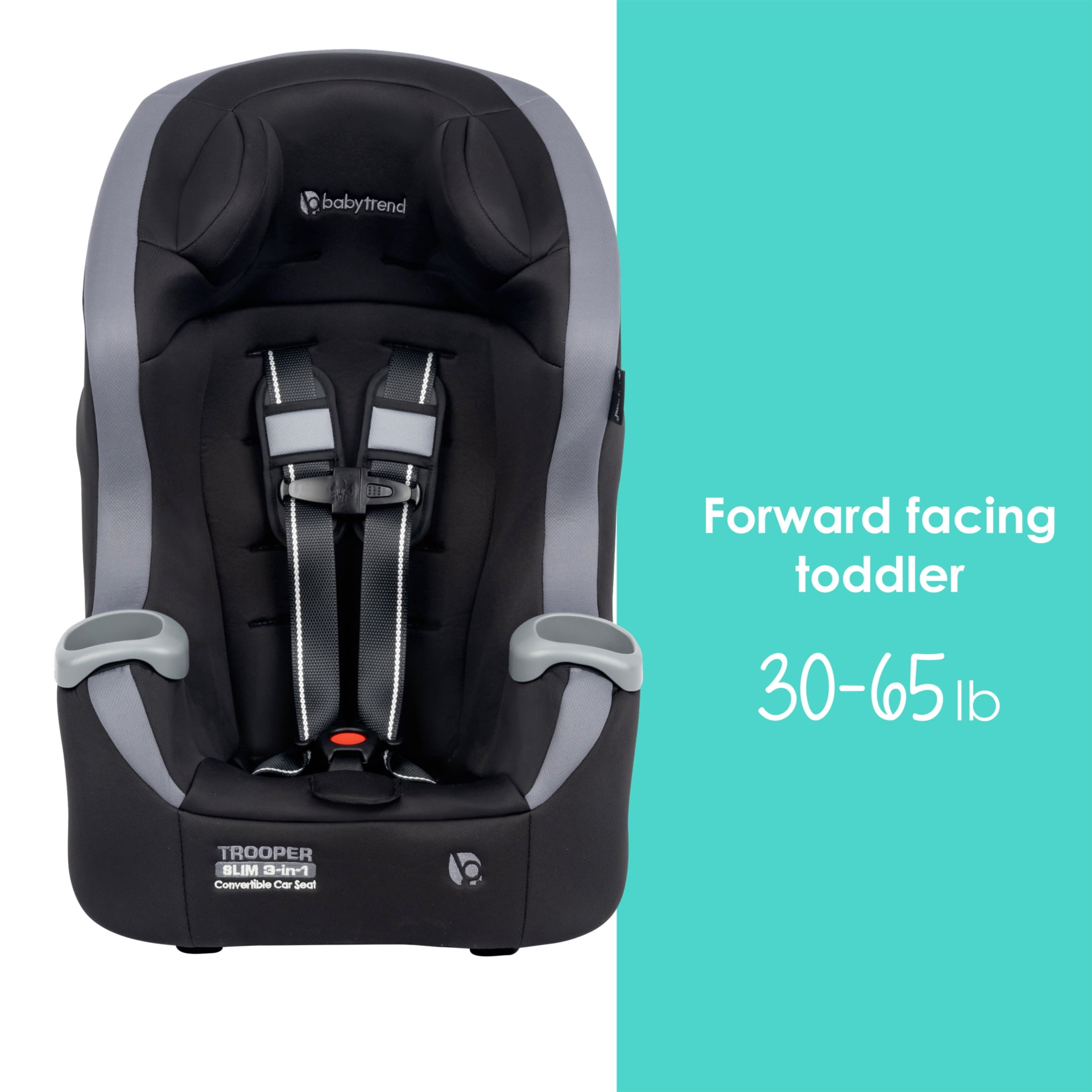 Baby Trend Trooper™ SLIM 3-in-1 Convertible Car Seat with Side Impact Protection