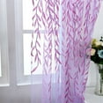 thumbnail image 4 of Willow Tulle Door Window Curtain Drape Panel Sheer Scarf Valances Sanwony, 4 of 5