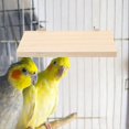 thumbnail image 3 of Wood Bird Perch Platform Bird Parrot Perch Platform Wooden Cockatiel Perch Platform for Bird Cage, 3 of 4