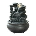 thumbnail image 1 of simhoa Cascade Intérieure Illuminée Maison Terrasse Pendaison de Crémaillère Bureau Table F, 1 of 8