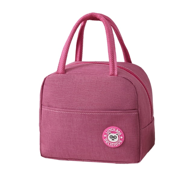 Bolsa de almuerzo aislada, reutilizable, grande, linda, para el trabajo