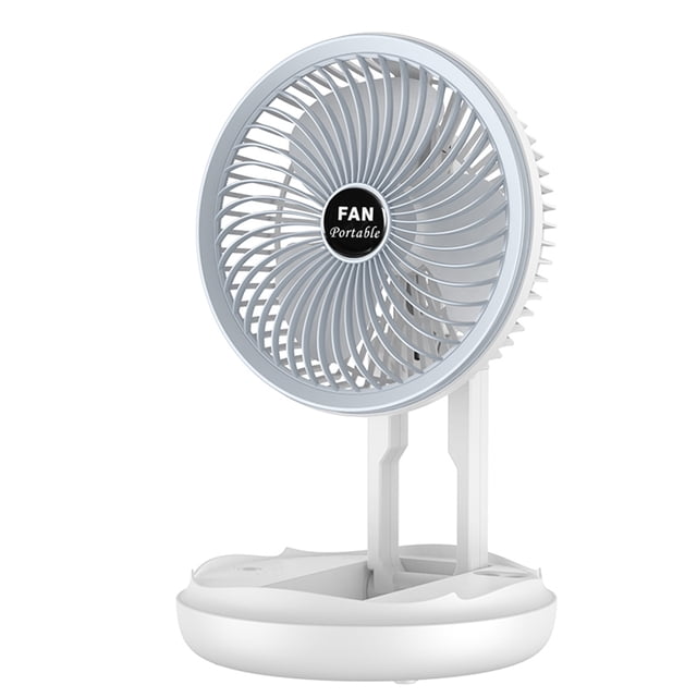 Portable Electric Desktop Fan Multi-Function Folding Fan Hanging Fan Wall-Mounted Fan 4-Speed Adjustable Type-C Charging