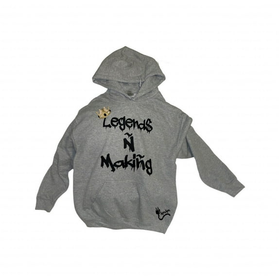 Amkessee Legend$ N Making Hoodie Gray