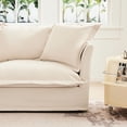 thumbnail image 5 of Cream Armchair - Vacuum - Packed Cushions (48h Recovery) - Guest Room - Comfort for Guests, 5 of 6