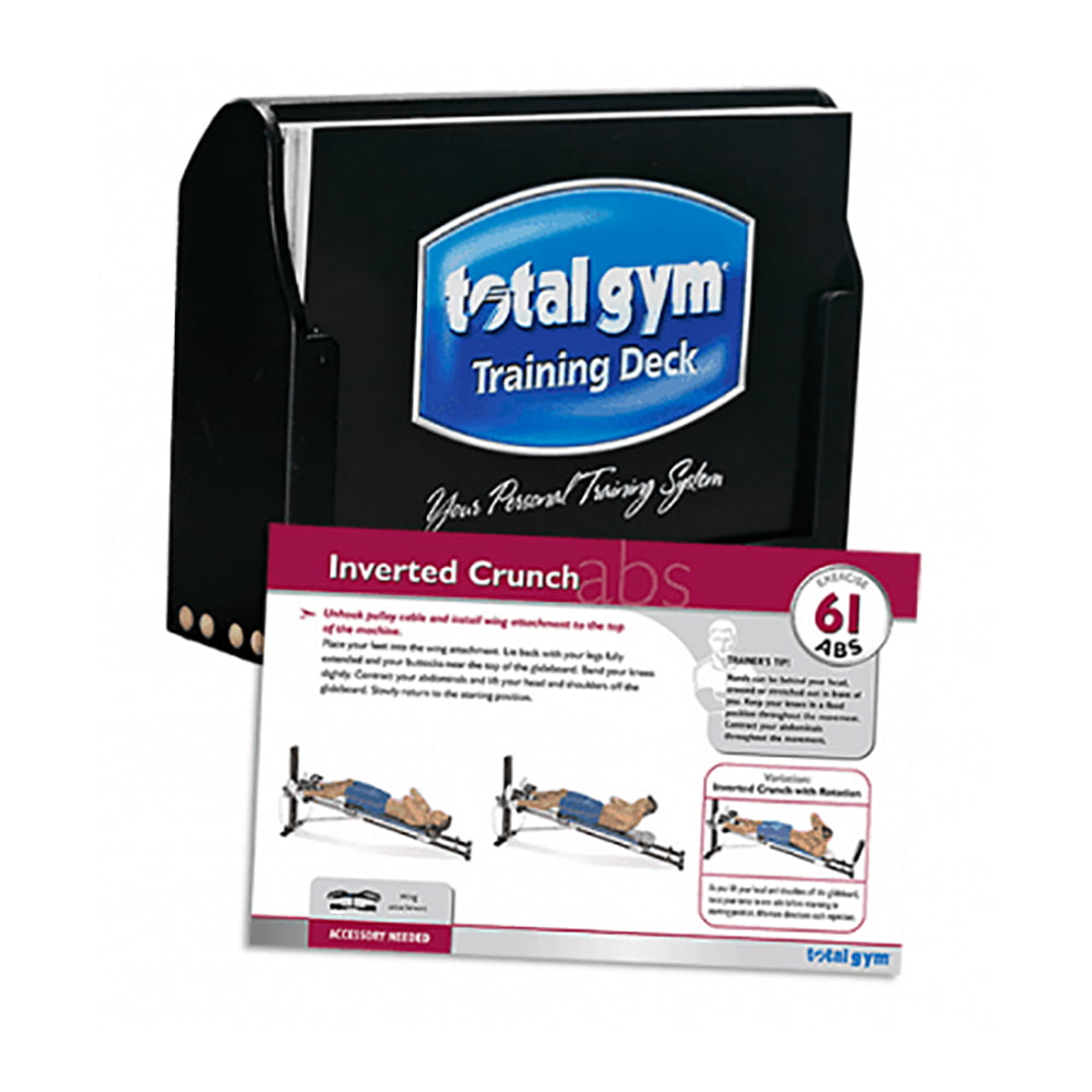 Total Gym Personal Workout Training Cards and Case with 80 Total Body  Exercises