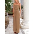 thumbnail image 4 of Conjunto de Mujer PRETTYGARDEN de 2 Piezas con Top y Pantalón de Punto Acanalado XL, 4 of 8