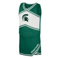 thumbnail image 2 of Girls Youth Colosseum Green Michigan State Spartans Cheerleader Top & Skirt Set, 2 of 3