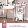 thumbnail image 5 of Makeup Organizer, Large Skincare Organizers, Make Up Organizers for Vanity, Makeup Storage Cosmetic Organizer with Drawer, Bathroom Vanity Organizer Makeup Holder Cart for Skin Care Hair Tool Beauty, 5 of 7
