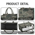 thumbnail image 4 of Large Capacity Tote Bag,Green Brown Camo Classic Shapes Pattern Handbag Fashion Luxury Tote Bag,15.7"x13"x 5.1" Inches,Laptop Compatible, 4 of 5