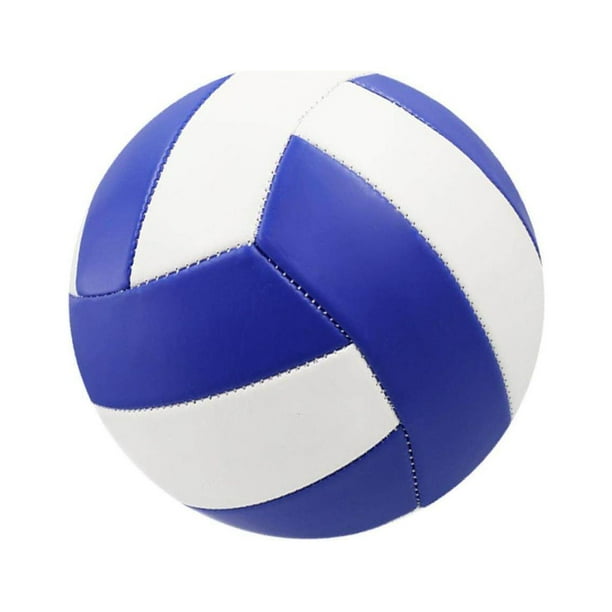 Taille Officielle 5 Entraînement de Volleyball de Plage Entraînement de Volleyball Adulte Équipement Bleu Jeu en Plein Air Blanc