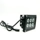thumbnail image 5 of Sidaley Luz de relleno infrarroja de seguridad Luz infrarroja impermeable Luz de inundación infrarroja IR de gran angular de 8-90 grados para exteriores Electrónica, 5 of 6