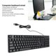 thumbnail image 3 of Teclado De Computadora De 104 Teclas, Teclado Ruso, Español, Francés, Cable De 4,9 Pies, Teclado Para Juegos En Idiomas Pequeños Con Cable USB, Para PC Portátiles, 3 of 7
