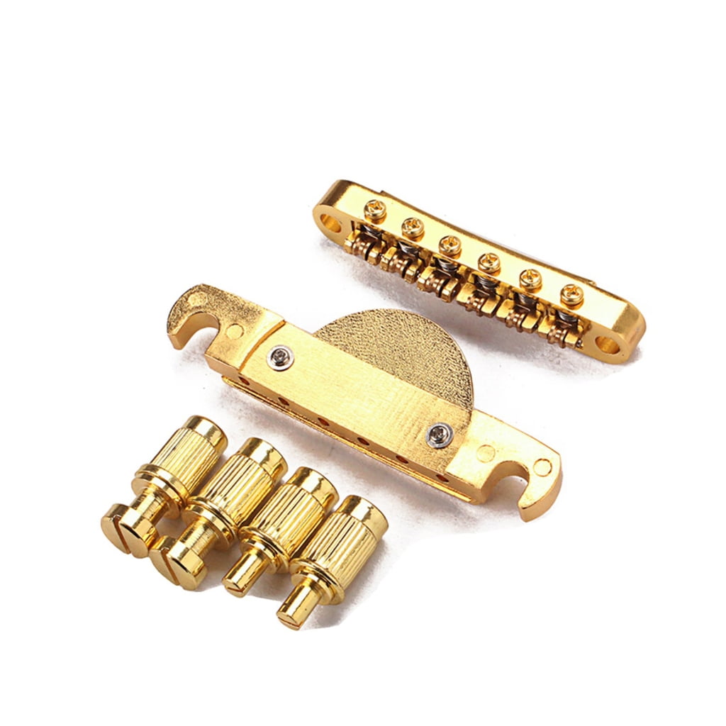 Miiottaa Roller Saddles Guitar Bridge Tailpiece Electric Guitar Bridge Easy to Install