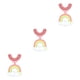thumbnail image 1 of Monstrate Cepillo de para niños en forma de U, cepillo de de boca completa para bebés, limpieza de lengua, viajes para el hogar, regalos para Rosa 3Conjunto, 1 of 6