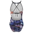 thumbnail image 5 of Solo Leveling Women's One-piece Swimsuit Bathing Suits High Neck Tummy Control Swimwear Swim Suit S, 5 of 7