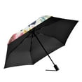 thumbnail image 2 of FORMRS Travel Umbrella Folding Auto Open Close Windproof Rain UV Protection, Abstract Mountain, 2 of 8