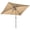 Tan, variante sur Outsunny Parasol de Patio 6,5 X 10 Pi, Parasol Rectangulaire de Marché, Bleu Foncé