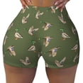 thumbnail image 2 of Fotbe Birds Wild Ducks Shorts Sin Costuras – Shorts Deportivos de Cintura Alta para Mujer, Elásticos para Gimnasio, Yoga, Running o Ciclismo-Medium, 2 of 8