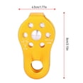 thumbnail image 3 of Tebru Pulley,Aluminium Alloy Heavy Duty Single Rope Pulley Block Climbing Safety Equipment, Climbing Pulley, 3 of 8