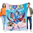 thumbnail image 1 of T.O.T.S. anti-pilling, suave, ligera, esponjosa y acogedora de lujo para hogar y cocina – Perfecta para niños y adultos,80X120cm, 1 of 6
