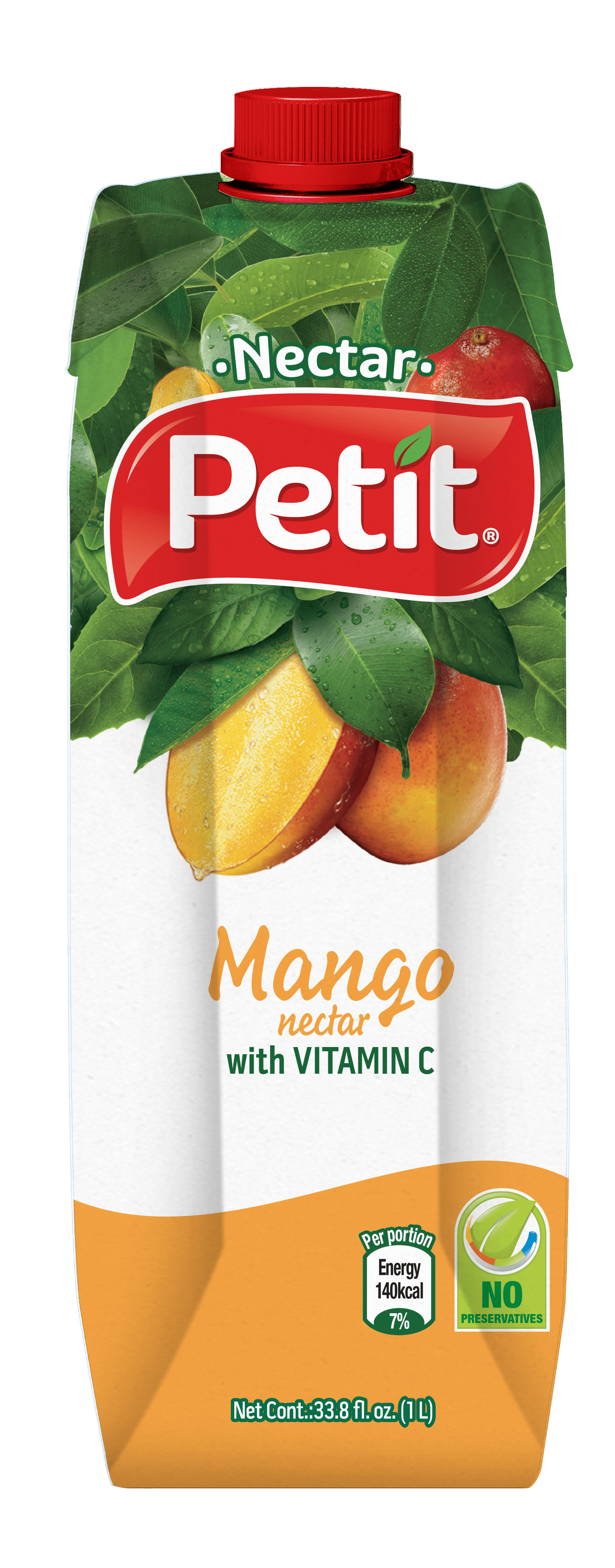 (5 pack) Petit Nectar Mango 1 Liter