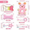 thumbnail image 4 of Sistema de dentición XGDMEIL de Puppy Toys para perros pequeños con sonido chirriante, 4 of 9