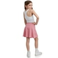 thumbnail image 6 of Sweet Hearts Girls' Skater Skirt - High Waist Stretch Crepe Uniform Skirt: Made in USA (Sizes: 5-18), 6 of 7