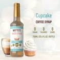 thumbnail image 2 of Matteo's Sugar Free Coffee Syrup, Cupcake, 750mL, 0 Calories, 0 Sugar, (Single Bottle), 2 of 5