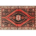thumbnail image 1 of Ahgly Company Machine Washable Indoor Rectangle Traditional Saffron Red Area Rugs, 7' x 10', 1 of 7
