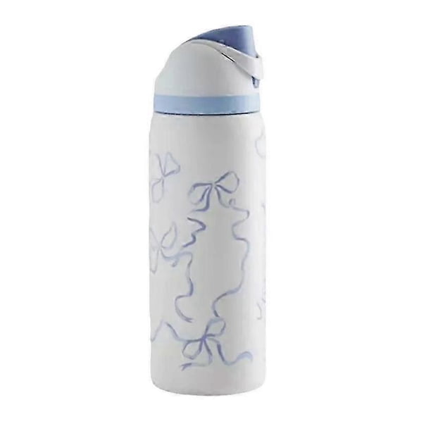 32 oz Urban Outfitters Exclusive Tied and Ture FreeSip Blue Bow Bottle