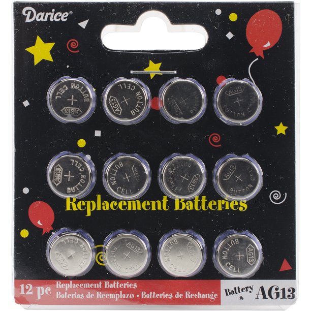 AG 13 Replacement Batteries For Tea Lights 12/Pkg