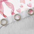 thumbnail image 4 of Manfei Girls Pink Bowknot Black Out Curtains,Love Heart Print Curtains Pack of 2 (42x63 Each),Dreamy Princess Bedroom Curtains,Microfiber Bedroom Decor, 4 of 6