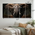 thumbnail image 4 of Designart "Elephant euphony In Monochrome I" Animals Wall Art Prints Set, 4 of 5