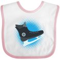 thumbnail image 3 of Inktastic Ice Skating Sports Gift Boys Baby Bib, 3 of 4