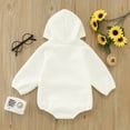 thumbnail image 7 of Sngxgn Baby baby Cotton Long-sleeve Bodysuits(White,90), 7 of 7