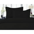 thumbnail image 3 of Tailored Standard Pillow Shams- 100% Pure Natural Cotton-  Hypoallergenic, Comfy & Easy Care, Pillow Sham with a 2-inch Flange Measures 20 x 26 inches-(Black), 3 of 4