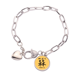 thumbnail image 1 of Los caracteres chinos tradicionales con humor Mock Pulsera de cadena de corazón joyería encanto moda, 1 of 3