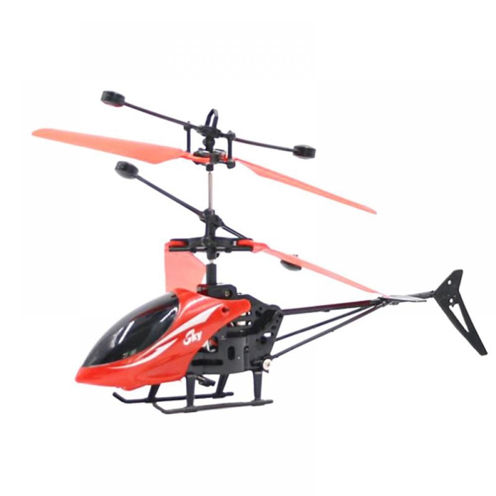 Mini Remote Control Drone Helicopter Induction Aircraft RC Toy with Light