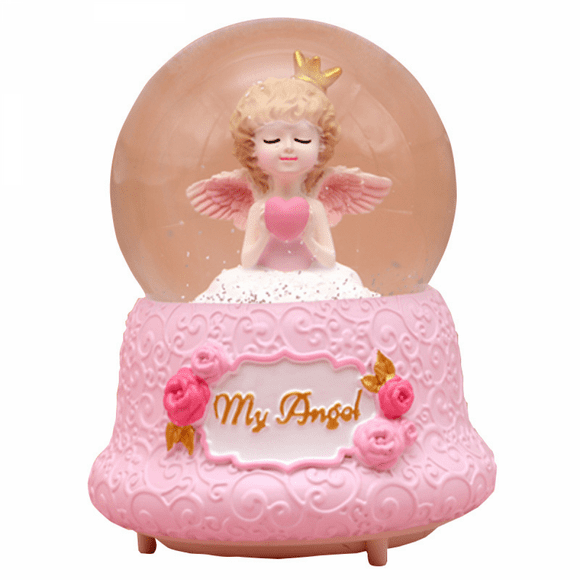 Music box - love angel gift for girlfriend's wife, girl's birthday, Christmas, Valentine's Day anniversary music box