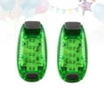 thumbnail image 4 of HLONK 2 Pcs 5 LED Safety Light Multifuntional Clip On Strobe Running Lights for Bikes Walking (Green), 4 of 7