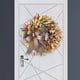 thumbnail image 4 of Gorgeous Door Wreath Guirnaldas falsas con Bowknot Wreath Puerta Colgante de pared para fiestas Jardín Exterior Decoración 35cm Sunnimix Corona colgante de puerta delantera, 4 of 8