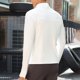 thumbnail image 4 of pstuiky Camisas de invierno de manga larga para hombre, Camisa deportiva de manga larga con cuello alto y cremallera de color liso para hombre, transpirable y ligera. Tops de hombre xxxl, 4 of 6